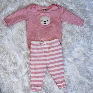 Pink baby girl outfit
